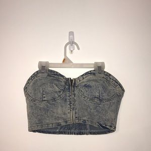 Denim bandeau